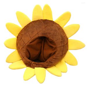 Casquettes de boule, Costume de Cosplay pour enfants, couvre-chef de Selfie, coiffure de fête, vêtements de dessin animé tournesol, pour adolescentes