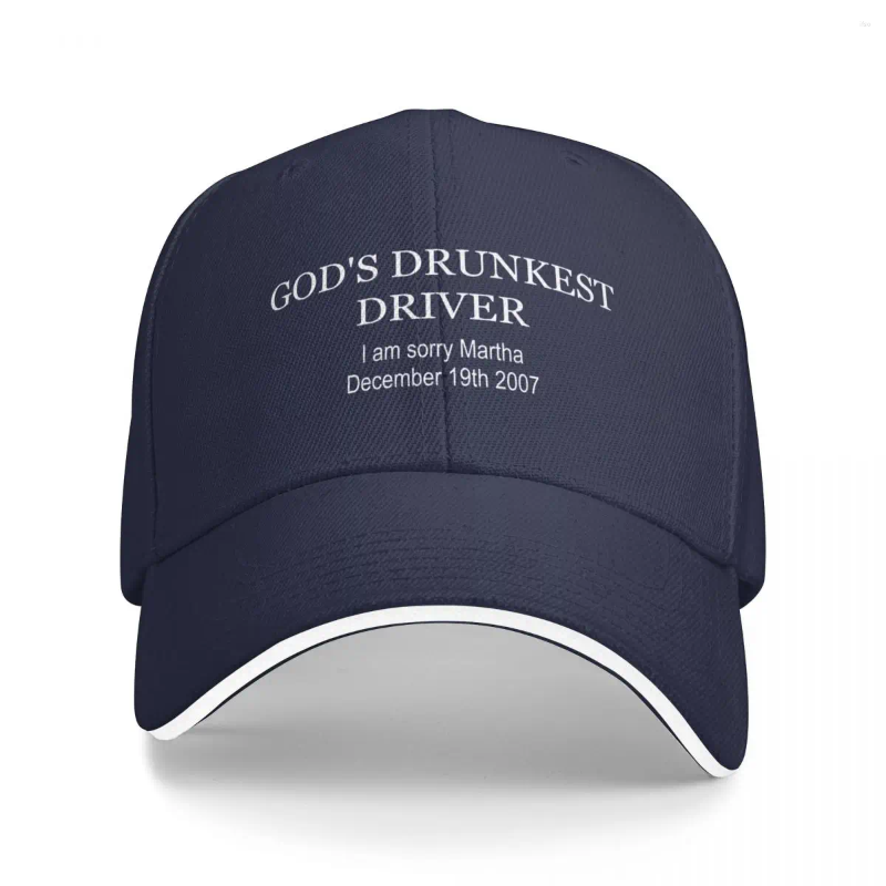Ball Caps Gods Drunkest Driver Bucket Hat Baseball Cap Winter For Women Men's