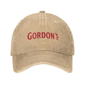 Casquettes de balle Gordons Gin Logo mode qualité casquette en jean tricoté chapeau de baseball