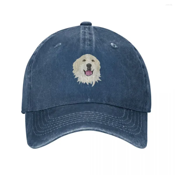 Casquettes de baseball Great Pyrenees- Badger Markings Casquette de baseball Homme Bobble Chapeau Chapeaux de luxe pour femmes hommes