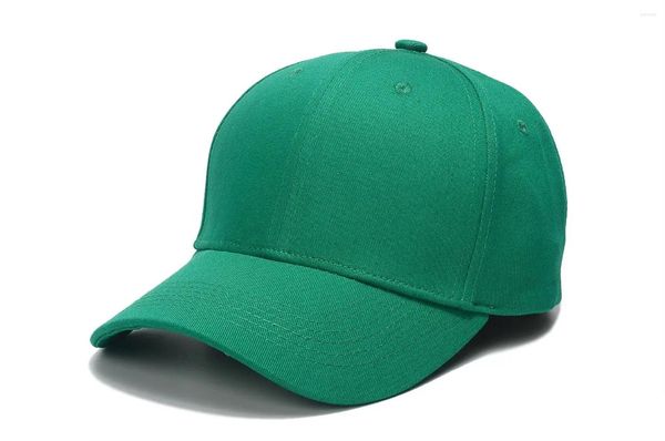 Casquettes de baseball Casquette de baseball verte Logo de mode Chapeau peut être ajusté Pare-soleil Voyage Rue Hip-Hop Soleil
