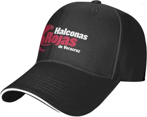 Ball Caps Halcones-ROJOS-Veracruz-Basketball Unisexe Baseball Hat Sun Cap Plain Black