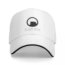 Tapas de pelota Half-Life Black Mesa Investigación Logotipo de béisbol Capilla de béisbol Gentleman diseñador de sombreros militares para hombres mujeres