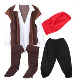 Ball Caps Halloween Kostuum Prop Piraat Po Party Cosplay Prestaties Kleding Rol Stof