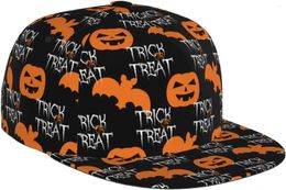 Ball Caps Halloween Pumpkin Snapback Baseball Hat pour hommes femmes Unisexe Cap Bill Brim Dad Hats