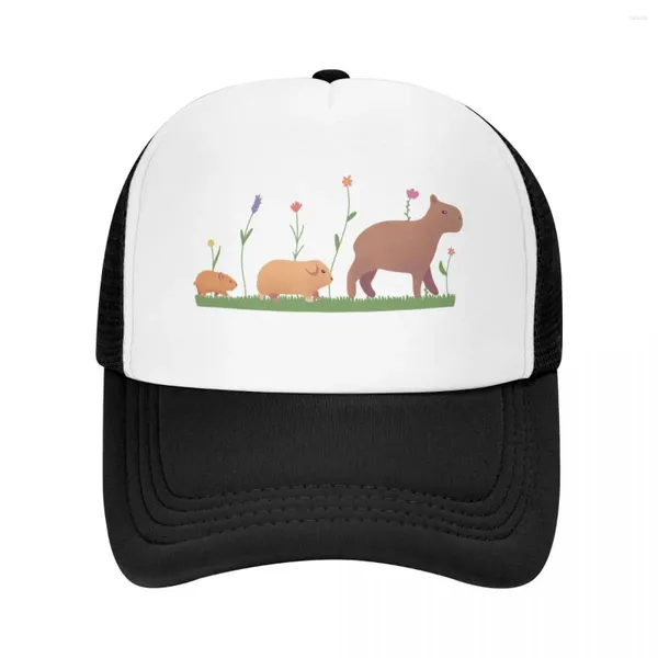 Casquettes de balle Hamster Cochon d'Inde et Capybara Casquette de baseball Chapeau Homme pour le soleil Snap Back Beach Femmes Hommes