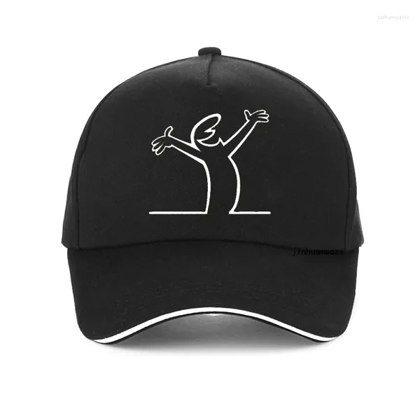 Gorras de bola Happy Fashion Hat La Linea The Line Osvaldo Cavandoli TV Hombres Mujeres Gorra de béisbol Verano Transpirable Ajustable Snapback Sombreros