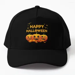 Ball Caps Happy Halloween Costumes Funny Pumpkins Cadeaux Baseball Cap Snap Back Hat Fashion Beach | -F- |Chapeaux pour hommes femmes