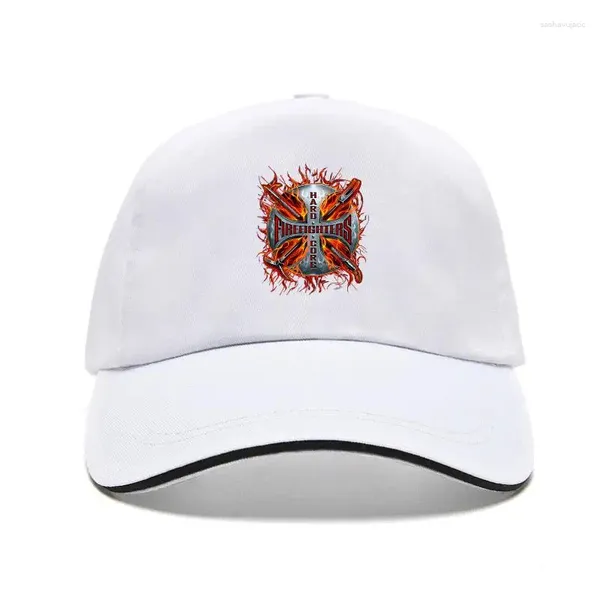 Casquettes de baseball HARD CORE FIREFIGHTER Casquette de baseball POMPIERS FIRE RESCUE DEPT NOIR HOMMES Bill Chapeaux À Bord Plat