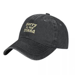 Casquettes de baseball harry est mon ami chapeau de cowboy chapeau drôle noir chapeau de balle sauvage casquette de golf chapeaux pour femmes hommes 230725