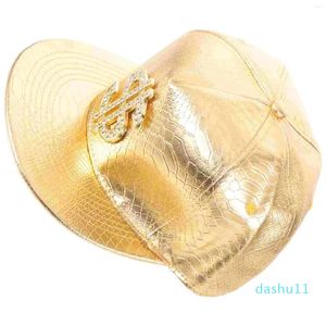 Casquettes de balle a motif de crocodile chapeau or dollar signe hip-hop bord plat soleil casquette de baseball à bords femmes pour la protection