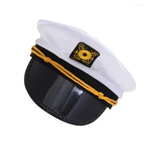 Ball Caps Hoed Kapitein Zeeman Hoeden Kostuum Marine Cap Jacht Boot Party Kapiteins Varen Schip Mannen Accessoires Vrouwen Matrozen Admiraal Fancy