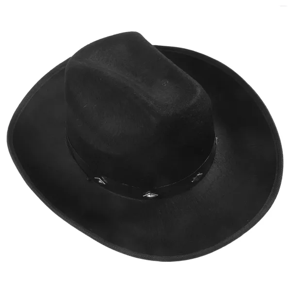 Casquettes de baseball, chapeaux, maquillage de fête, accessoires de déguisement pour hommes, tenues de cow-girl en tissu pour femmes et adolescents occidentaux