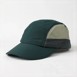 Kogelcaps hoed snel droog honkbal cap werkkleding vijf pagina's tellende kleur matching mannen en vrouwen buiten ademend