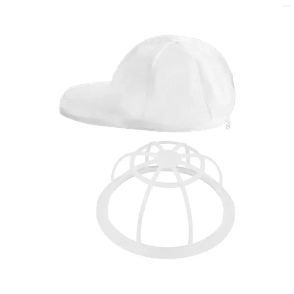 Capuchons de boules, support de lavage de chapeau, cadre de protection de Cage, Portable multifonctionnel détachable, organisateur 2 en 1 pour Machine