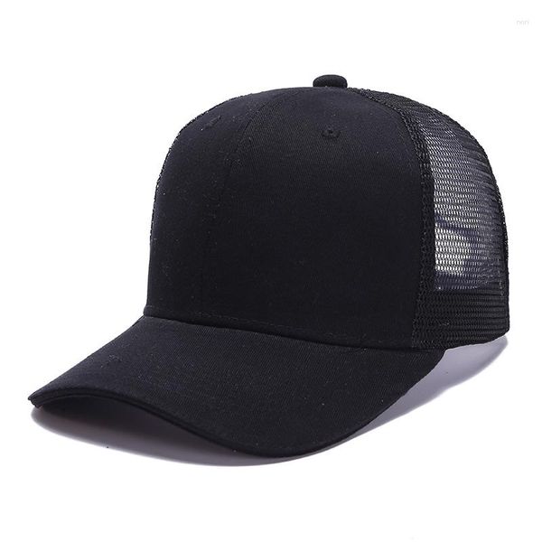 Gorras de béisbol sombreros para mujeres sombrero de malla de protección solar verano transpirable versátil deportes gorra de béisbol tapa dura hombres