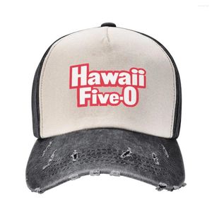 Ball Caps Hawaii Vijf O Gift Young Een gewassen honkbalpethoed