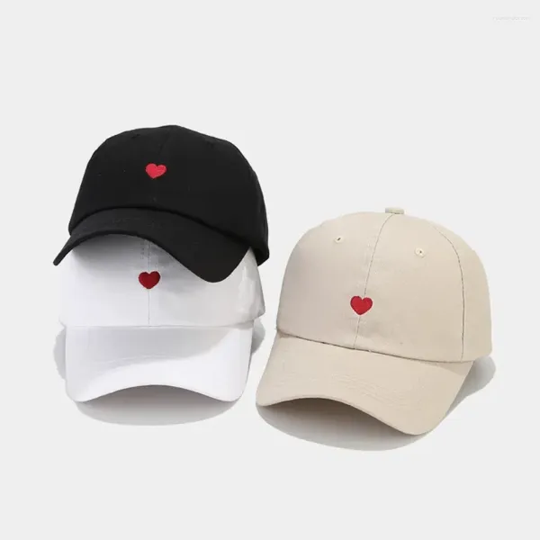 Capes à balle coeur Coproide Baseball Cap Show Face Small Sun Protection Pape pic Hap Hip Hop Adjustable For Women Men