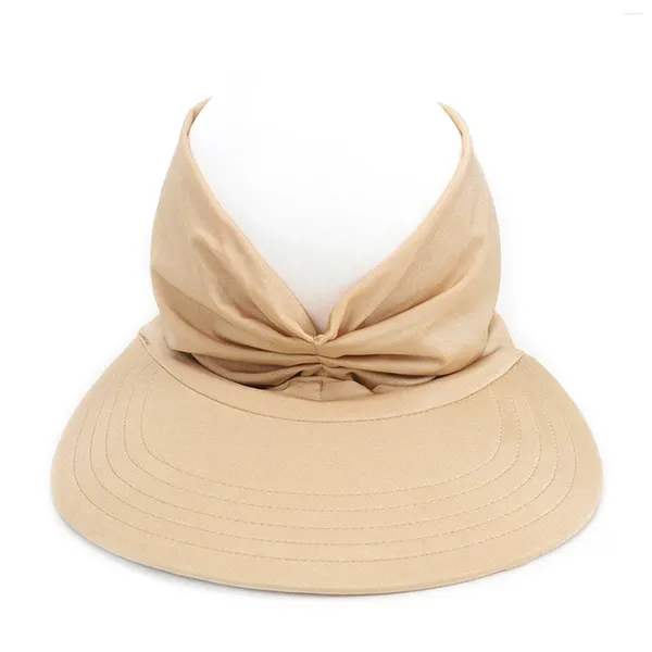 Gorras de bola Gorra de béisbol de calor Sombrero de visera hueca Sombrero de verano Sol elástico Top Sombreros para mujer Moda