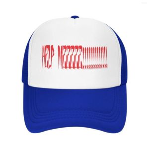 Ball Caps Aide Me Baseball Casquette Casquette pour hommes Chapeaux Customs Halloween Digital Mashup Horror Design Sign Geek Up Ny Funny