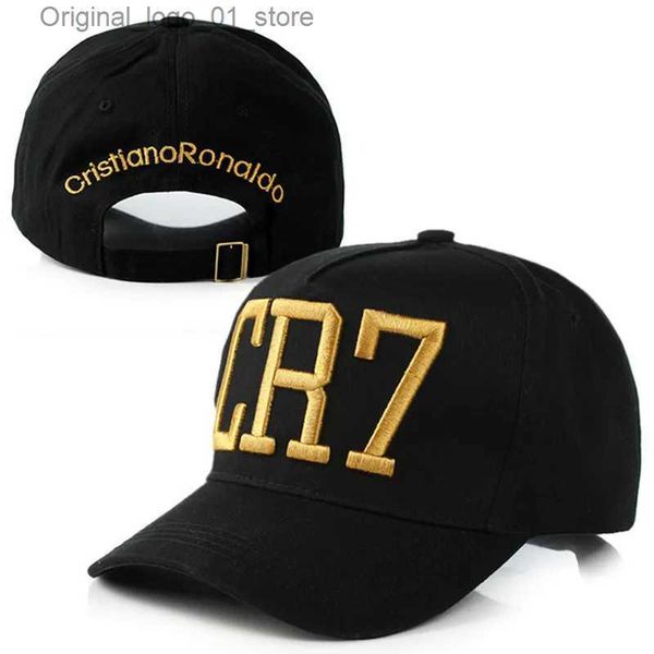 Capes de balle de haute qualité 2024 Nouveau arrivée Cristiano Ronaldo CR7 Baseball Cap Hip-Hop Cap Snapshot Cap Mens and Womens Sun Caps Q240408