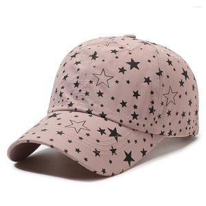 Ball Caps Baseball de haute qualité pour hommes Imprimé étoiles extérieurs Coton Coton Bone Gorras Casquette Homme Trucker Hats Sun Hat Femmes