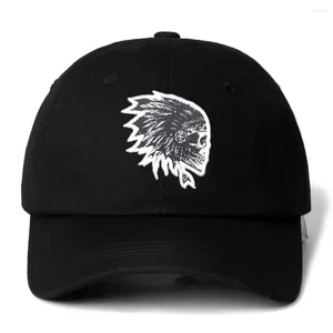 Ball Caps Hoge Kwaliteit Borduren Schedel Snapback Cap Katoen Botten Gorra Sport Baseball Mannen Vrouwen Hip Hop Vader Hoed