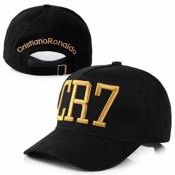 Ball Caps High Quty Cristiano Ronaldo CR7 Chapeaux Baseball Caps Hip Hop Caps Snapback Hats Gorras pour hommes Femmes Femmes Ajustement Casquette T240429