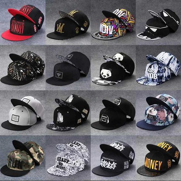 Capes à billes Les chapeaux hip-hop peuvent être portés dans toutes les saisons pour hommes à bords plats jouent une casquette fraîche dans les rues pour femmes en plein air