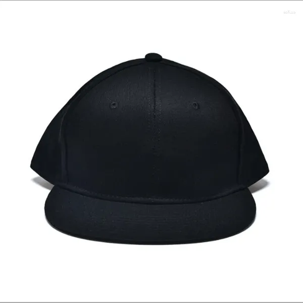 Casquettes de baseball Hip-Hop Hip Hop Casquette à jante plate Noir Baseball Personnalité Coupe-vent Protection solaire anti-poussière