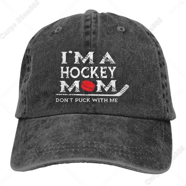 Ball Caps Hockey Mom CHAPES POUR LES FEMMES CAP