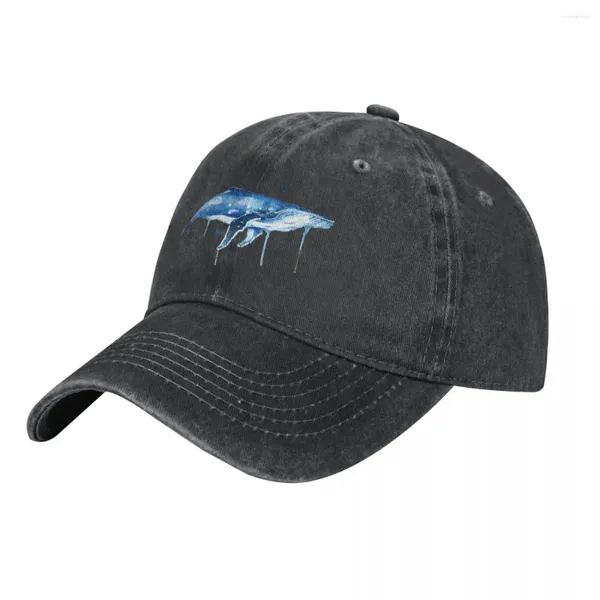 Gorras De Bola Ballena Jorobada Sombrero De Vaquero Protección UV Gorra De Béisbol Solar Anime Hombres Mujeres