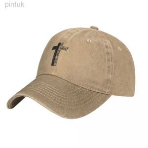 Casquettes de baseball Je peux faire tout, casquette de Baseball Christ Cross Kpop Rock, chapeaux Hip Hop délavés pour hommes adultes y2k, Design amusant, casquette à rabat 24327