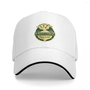 Caps à balle J'ai apprécié mon séjour à Schrute Farms The Office Baseball Cap Retro TV Show Sandwich Style Unisexe Style Polyester Headwear Outdoor