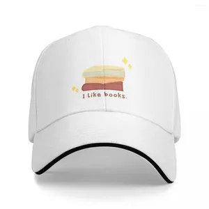 Caps à balle J'aime les livres |Lire bibliothécaire bibliothécaire Baseball Cap concepteur Hat Visor thermal Men Women's's