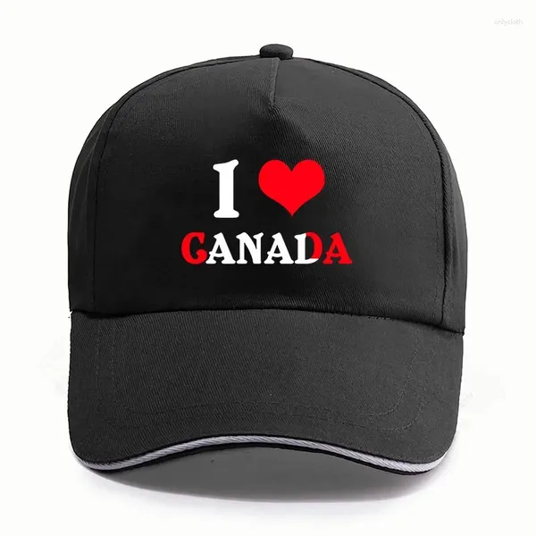 Gorras De Bola I Love Canada Gorra De Béisbol Divertidos Puns Bromas Humor Y2k Sombrero Unisex Casual Para Hombres Mujeres