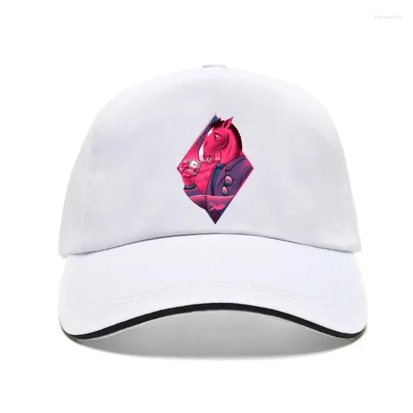 Gorras de bola Si los deseos fueran caballos Gorra de béisbol Hombres Bill Hat Negro Rosa Sombreros de algodón Argyle Dibujos animados Verano