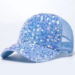 Tapas de pelota Ins Estilo Lectin Baseball Cap para mujeres Summer Mesh Mesh Snapback Fashion Streetwear Sunshade Sun Hats