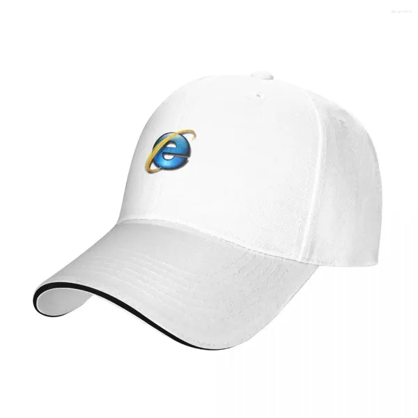 Gorras De Pelota Internet Explorer Logo Camiseta Clásica Gorra De Béisbol Moda Playa Protector Solar Sombrero Mujeres Hombres