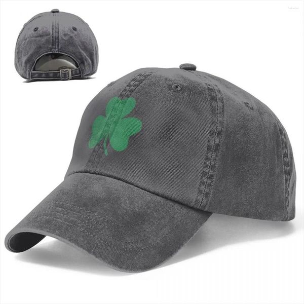 Casquettes de baseball Irish Shamrock Denim Casquette de baseball Lucky Logo Gym Trucker Hat Spring Drop Men Cool Print