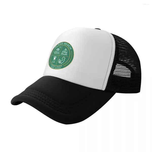 Ball Caps Island Beach State Park Logo Heraldic Baseball CAP