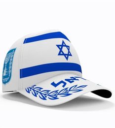 Kogelcaps israel honkbal cap 3d op maat gemaakte naam team il hat isr land reizen Arabisch natie jodendom Hebreeuwse Arabische vlag headg7479743