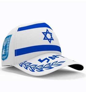Casquettes de baseball Casquette de baseball Israël 3D Nom sur mesure Équipe Il Hat Isr Pays Voyage Nation Arabe Judaïsme Hébreu Drapeau Arabe Headg9630858