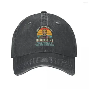 Ball Caps Jack Smith Fan Club Outfit Heren Dames Trucker Hat Distressed Denim Casual Outdoor Workouts Zonnepet