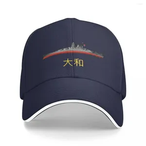 Ball Caps Japanse Slagschip Yamato Pacific Oorlog Met Namen In Script Baseball Cap Vizier Hoed Strandtas Man Dames