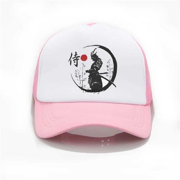 Caps à balle japonais samurai guerrier imprimé Baseball Cap