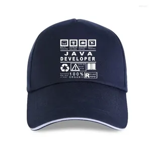 Gorras de bola Desarrollador Java Programador estándar Computadora Hola Código Mundial Geek Hombres Gorra de béisbol Básica Sólida Equipada Top Qual