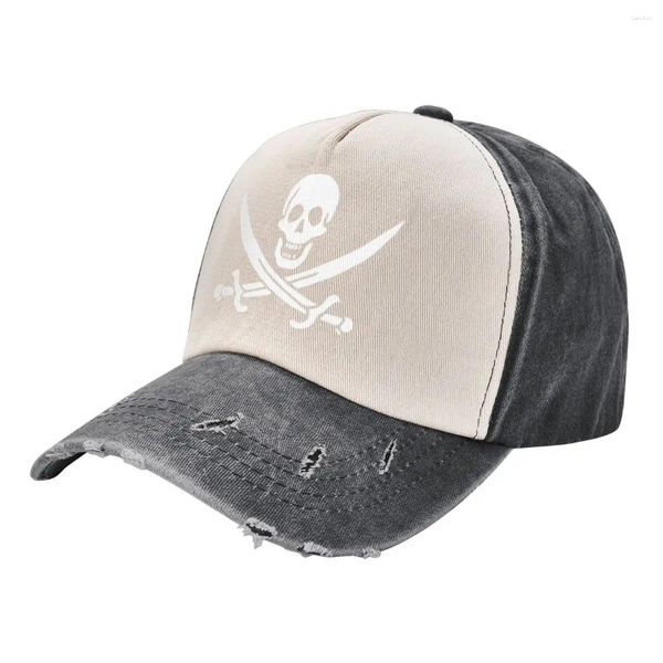 Ball Caps Jolly Roger / Skull et Crossbones Baseball Cap Visor Anime Designer Hat pour filles hommes