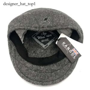 Ball Caps Kangol American Style Kangaroo Designer Fashion High Quality Fashion Real Wool Forward Hat For Women French Paint