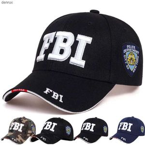 Ball Caps Kanye FBI Lettres de mode broderie Caps de baseball pour hommes Visors de sport masculin féminin Snapback Caps Sun Hat Male Gorrasl240413